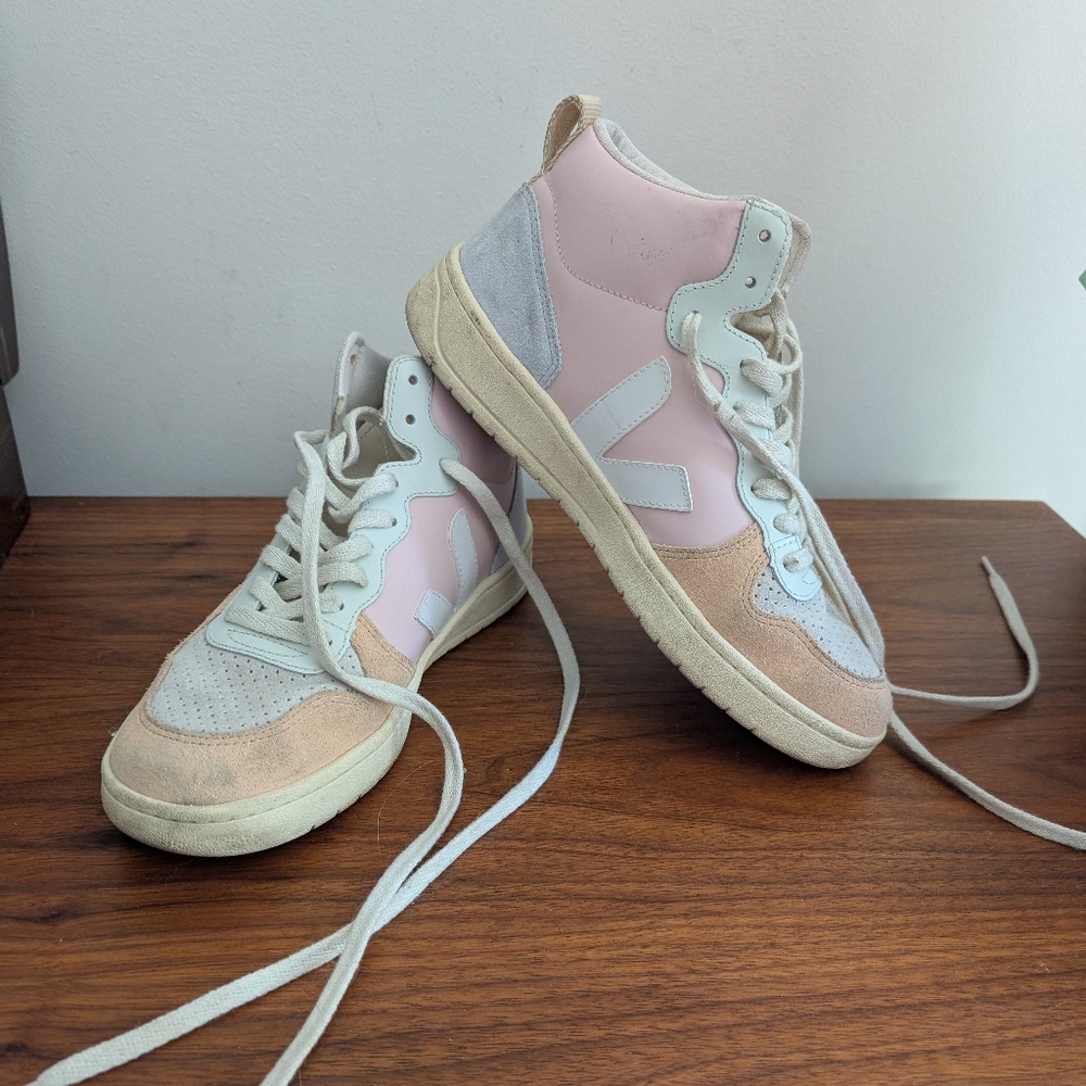 Veja V-15 Sneakers Petale High Top Sz 10